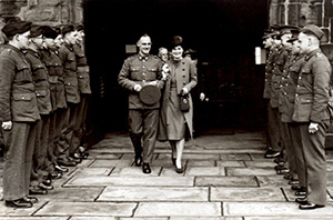 Edward Rowe marrying Peggy Woodhead.
